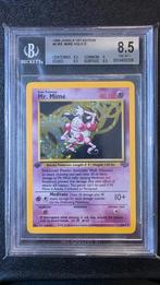 Mr. Mime Holo 1999 Jungle 1st Edition BGS 8.5, Ophalen of Verzenden, Zo goed als nieuw, Losse kaart, Foil