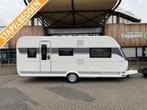 Hobby 540 KMFe De Luxe 2025 MEGA KORTING € 3.267,-!, Caravans en Kamperen, Caravans, Schokbreker, Hobby, Bedrijf, Treinzit