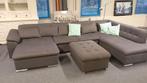 Hoekbank Grijs, Huis en Inrichting, Banken | Sofa's en Chaises Longues, Ophalen, Gebruikt, Vierpersoons of meer, Stof