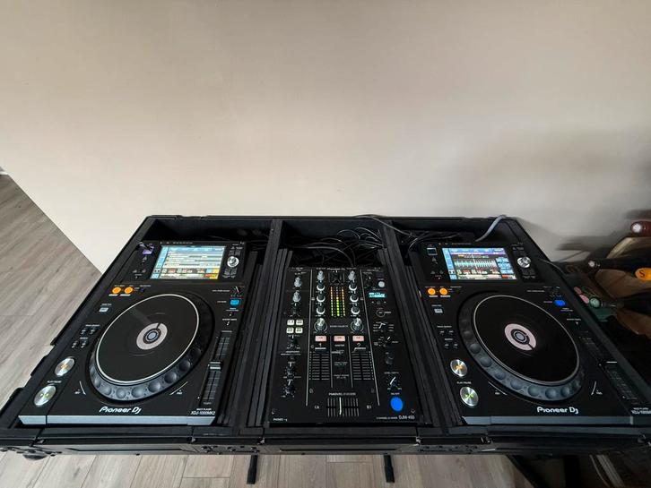 Complete Pioneer DJ set: 2 XDJ-1000MK2 & DJM-450, Muziek en Instrumenten, Dj-sets en Draaitafels, Zo goed als nieuw, Dj-set, Pioneer