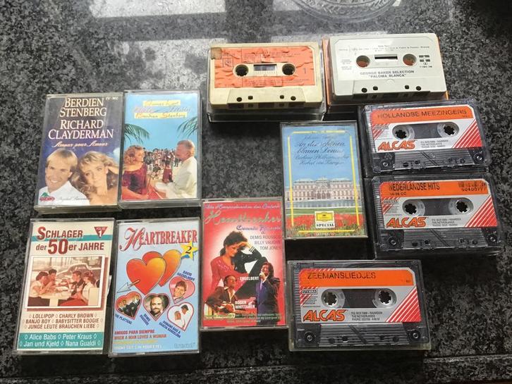 11 Cassette bandjes met oudere muziek erop., Cd's en Dvd's, Cassettebandjes, Zo goed als nieuw, 1 bandje, Ophalen of Verzenden