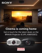 Sony VPL-XW6100 LASER**AANBIEDING** Bravia 8 4K HDR-120P, Audio, Tv en Foto, Beamers, Sony ES, LCOS, High Power Laser Projectie
