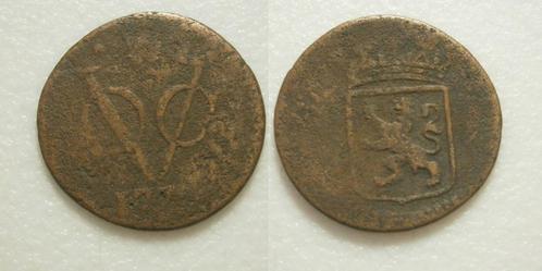 2] Holland VOC ½ Duit 1770, Postzegels en Munten, Munten | Nederland, Losse munt, 1 cent, Vóór koninkrijk, Ophalen of Verzenden
