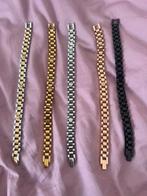 Stainless Steel Luxe Rolex Armbanden unisex, Sieraden, Tassen en Uiterlijk, Kettingen, Ophalen of Verzenden, Nieuw, Goud, Goud