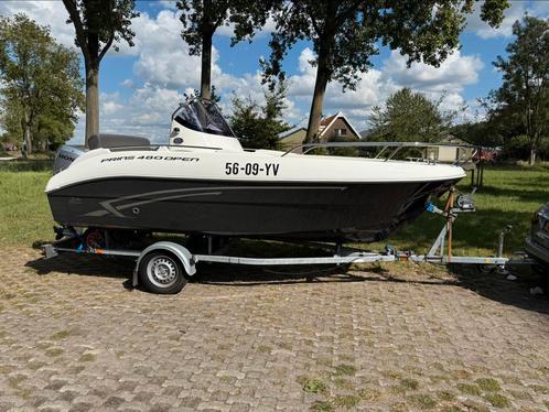 Prachtige Prins 480 2017 37,5hr, Watersport en Boten, Vis- en Consoleboten, Zo goed als nieuw, 50 tot 70 pk, 3 tot 6 meter, Benzine
