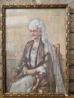 Statieportret koningin Emma. Willy Sluiter, Paleis Soestdijk, Antiek en Kunst, Kunst | Schilderijen | Klassiek, Ophalen of Verzenden