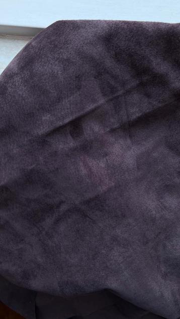 Restant rest soepel suede leer - aubergine, taupe 297 gram beschikbaar voor biedingen