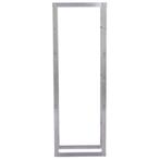 Houtopslag | Brandhoutrek | Haardhoutrek | 50x25x148cm | RVS, Tuin en Terras, Haardhout, Minder dan 3 m³, Ophalen of Verzenden