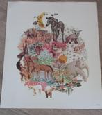 Tekening, Antiek en Kunst, Kunst | Tekeningen en Foto's, Ophalen of Verzenden