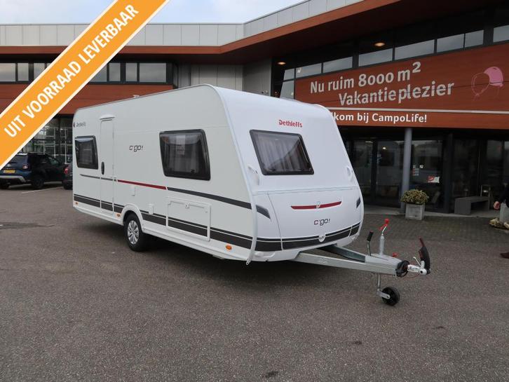 Dethleffs C'Go 495 FR FRANSBED & RONDZIT, Caravans en Kamperen, Caravans, tot en met 4, 1000 - 1250 kg, Rondzit, Dethleffs, Frans bed