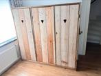 Steigerhouten kast, Huis en Inrichting, Kasten | Kledingkasten, Ophalen, Gebruikt, 150 tot 200 cm, 150 tot 200 cm
