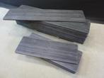 Houten timmerpanelen / planken zwart gebeitst / timmerhout, Doe-het-zelf en Verbouw, Hout en Planken, Ophalen, Gebruikt, Minder dan 25 mm