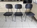 🟢 6x zwarte eetkamerstoelen - In de stijl van Friso Kramer, Ophalen, Gebruikt, Zwart, Vijf, Zes of meer stoelen