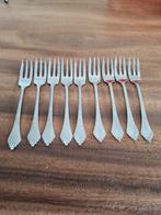 9 Gero zilmeta gebaksvorkjes, Antiek en Kunst, Antiek | Bestek, Ophalen of Verzenden