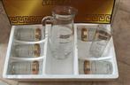 Ongebruikt luxe Gouden Drinkset met Karaf, Verzamelen, Glas en Borrelglaasjes, Ophalen, Nieuw, Overige typen