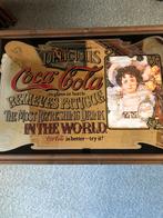 coca cola spiegel, Antiek en Kunst, Ophalen, Rechthoekig, 50 tot 100 cm