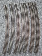 Set van 7 Fleischmann bocht 9135, Gebruikt, Gelijkstroom, Fleischmann, Rails