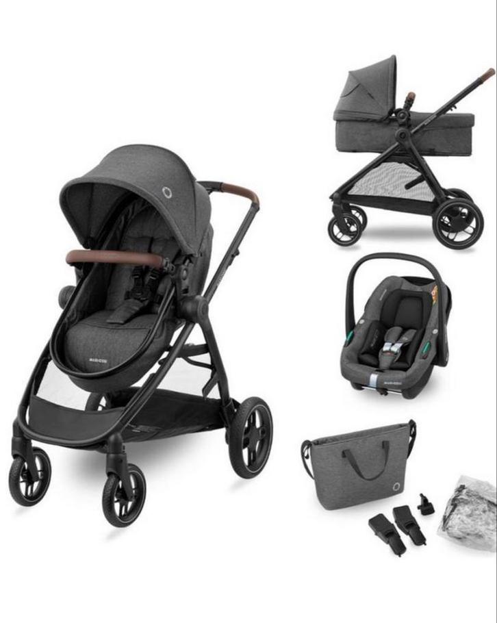 Maxi-Cosi Zelia S 3 in 1 kinderwagen, Kinderen en Baby's, Kinderwagens en Combinaties, Gebruikt, Kinderwagen, Maxi-Cosi, Met autostoeltje