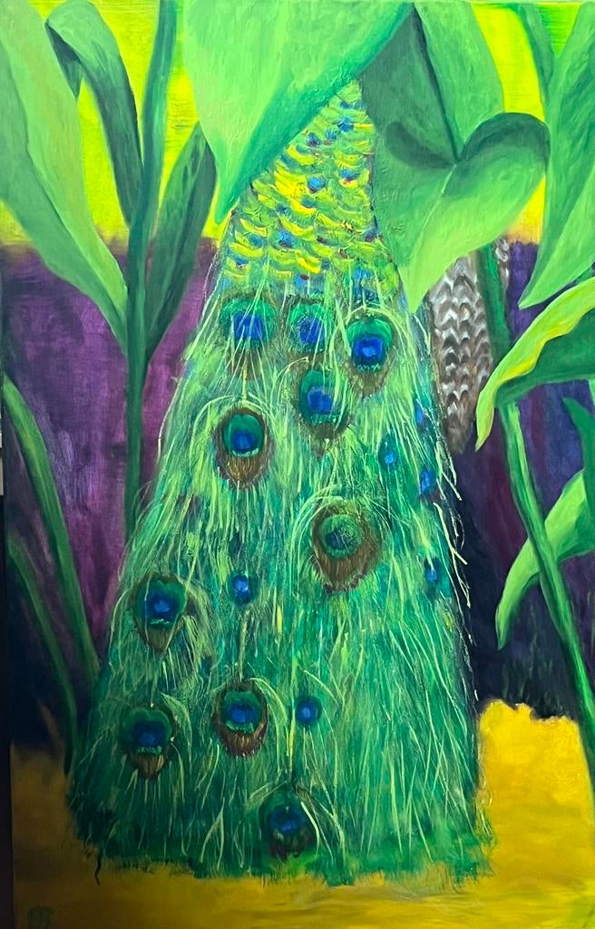 Groene pauw, Ophalen