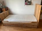 Robuust handgemaakt 1-persoonsbed te koop!, Ophalen, 90 cm, Eenpersoons, 200 cm
