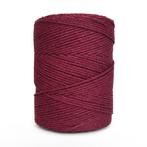 4 mm 3-ply twisted macrame touw Vino katoen 160 meter 1 kilo, Nieuw, Ophalen of Verzenden