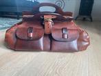 Dokters tas merk KARRAS, handmade leatherwear, Ophalen, Zo goed als nieuw, Bruin, Minder dan 35 cm