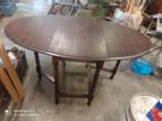 Antieke ovale tafel met klepbladen, Antiek en Kunst, Ophalen of Verzenden