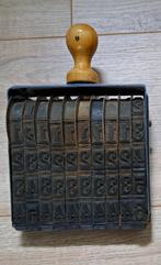 Nummer stempel, Ophalen of Verzenden