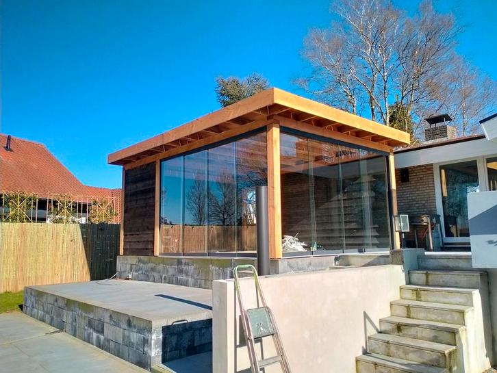 Maatwerk overkappingen en tuinhuizen naar eigen wens, Tuin en Terras, Tuinhuizen, Nieuw, Schuur, Zonder ramen, Ophalen of Verzenden