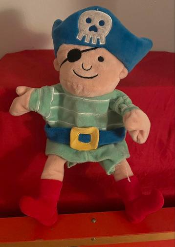 Luxe handpop piraat poppenkastpop uit Frankrijk 30 cm beschikbaar voor biedingen