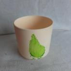 Vintage YPMA bloempotje wit plastic ø 6 cm, Ophalen of Verzenden