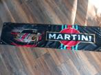 PORSCHE MARTINI RACE BANNER 45X180 MET BEVESTIGGINGS OGEN, Ophalen of Verzenden, Nieuw