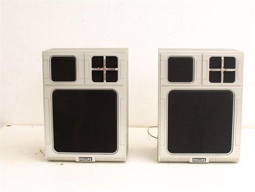 philips luidsprekers 28948, Audio, Tv en Foto, Luidsprekers, Gebruikt, Front, Rear of Stereo speakers, Minder dan 60 watt, Philips