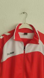 Hummel Trainingsjack Rood/Wit - XL, Kleding | Heren, Sportkleding, Maat 56/58 (XL), Ophalen of Verzenden, Zo goed als nieuw, Hummel