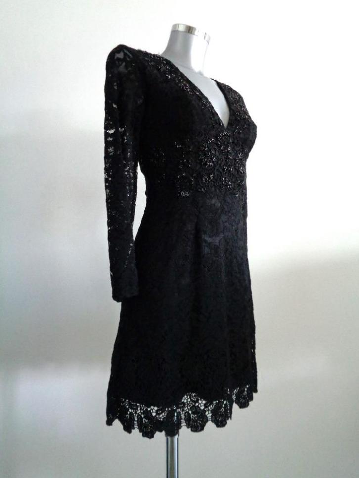 French Connection little black dress met pailletten XS NIEUW, Kleding | Dames, Jurken, Nieuw, Maat 34 (XS) of kleiner, Zwart, Ophalen of Verzenden