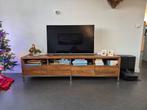 Massief Mango Houten TV Meubel, Ophalen, Gebruikt, 150 tot 200 cm, Minder dan 100 cm