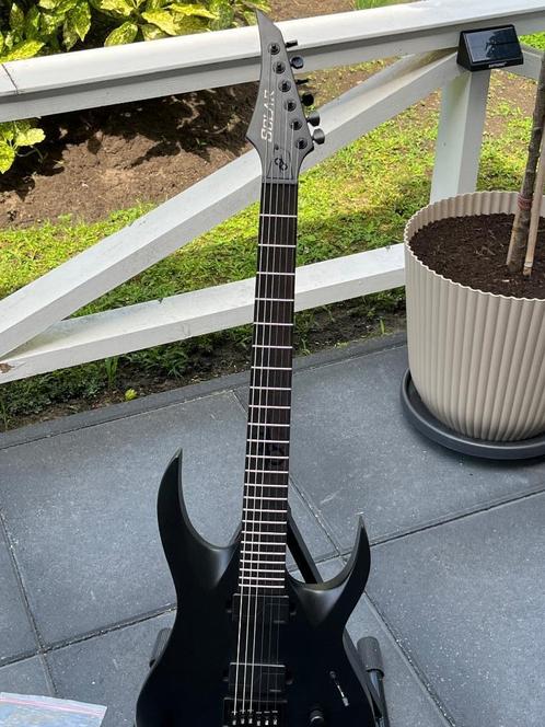 Solar A 1.6 ATG MKII - Carbon Black Matte, Muziek en Instrumenten, Snaarinstrumenten | Gitaren | Elektrisch, Zo goed als nieuw