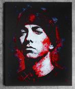 Eminem Handgegraveerde afbeelding op een metalen plaat, Verzenden