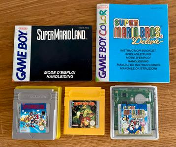 Super Mario Bros Deluxe+Super Mario Land +Donkey Kong Land 2 beschikbaar voor biedingen