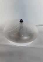 Massive plafondlamp plafonnière, lees de beschrijving, Ophalen of Verzenden, Zo goed als nieuw, Glas