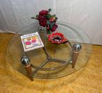 Gratis bezorging!Mid century retro vintage salon tafel space, Gebruikt, Rond, Ophalen of Verzenden, Mid century retro vintage space age salon tafel