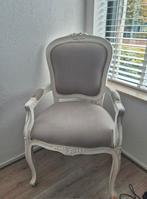 Stoel landelijk queen ann barok stoel, Wit, Ophalen of Verzenden, Zo goed als nieuw, Eén