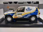 Bmw X5 Raid Rally white Solido metal 1:18 KRD, Ophalen of Verzenden, Zo goed als nieuw, Solido