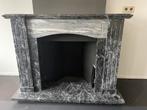 Marmere schouw, Ophalen, Zo goed als nieuw, Vrijstaande haard, Elektrische haard