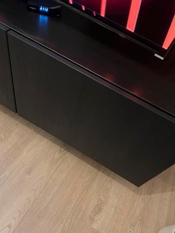 Besta ikea tv meubel zwart - afbeelding 3