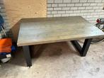 Eettafel steigerhout, Huis en Inrichting, Ophalen, Gebruikt, 50 tot 100 cm, 150 tot 200 cm
