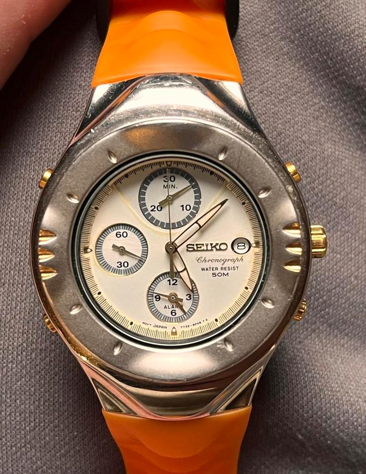 Seiko Macchina Sportiva Giugiaro Chronograaf Herenhorloge, Sieraden, Tassen en Uiterlijk, Horloges | Heren, Gebruikt, Polshorloge