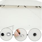 Partytent paviljoen pagodetent 3x4m Beige GRATIS BEZORGD!, Tuin en Terras, Partytenten, Verzenden, Overige typen, Minder dan 4 meter