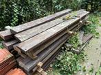 Dikke houten balken, Doe-het-zelf en Verbouw, Hout en Planken, Ophalen, Gebruikt, 250 tot 300 cm, Steigerhout