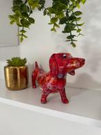 Pomme Pidou Teckel Dennis Spaarpot, Ophalen, Zo goed als nieuw, Steen, Aardewerk of Keramiek, Dier